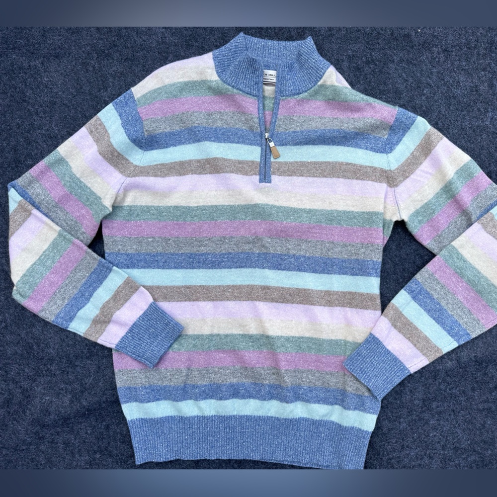 Peter Millar Crown Fleece Sweater Medium Golf